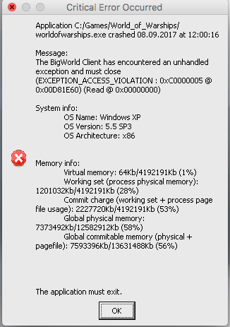 Regarding 6.9 critical error crashes and black screen ...