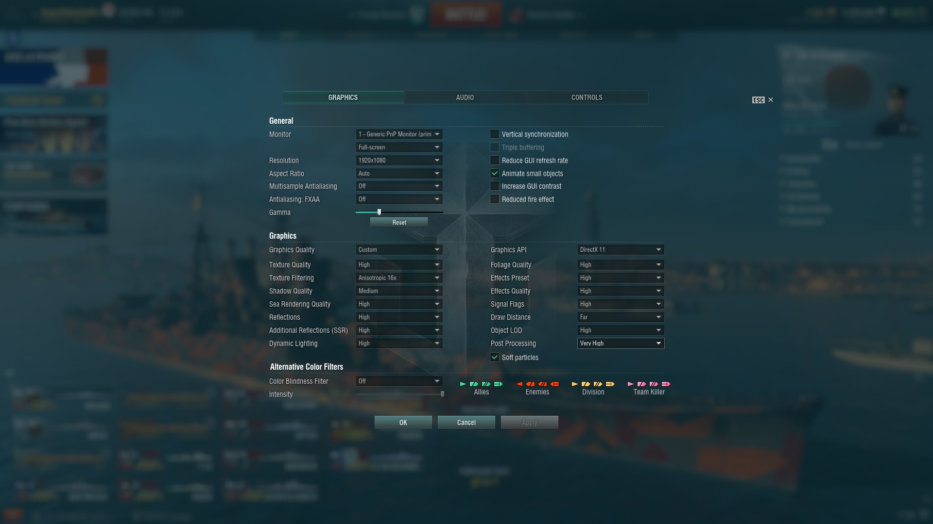 world of warships best graphics settings