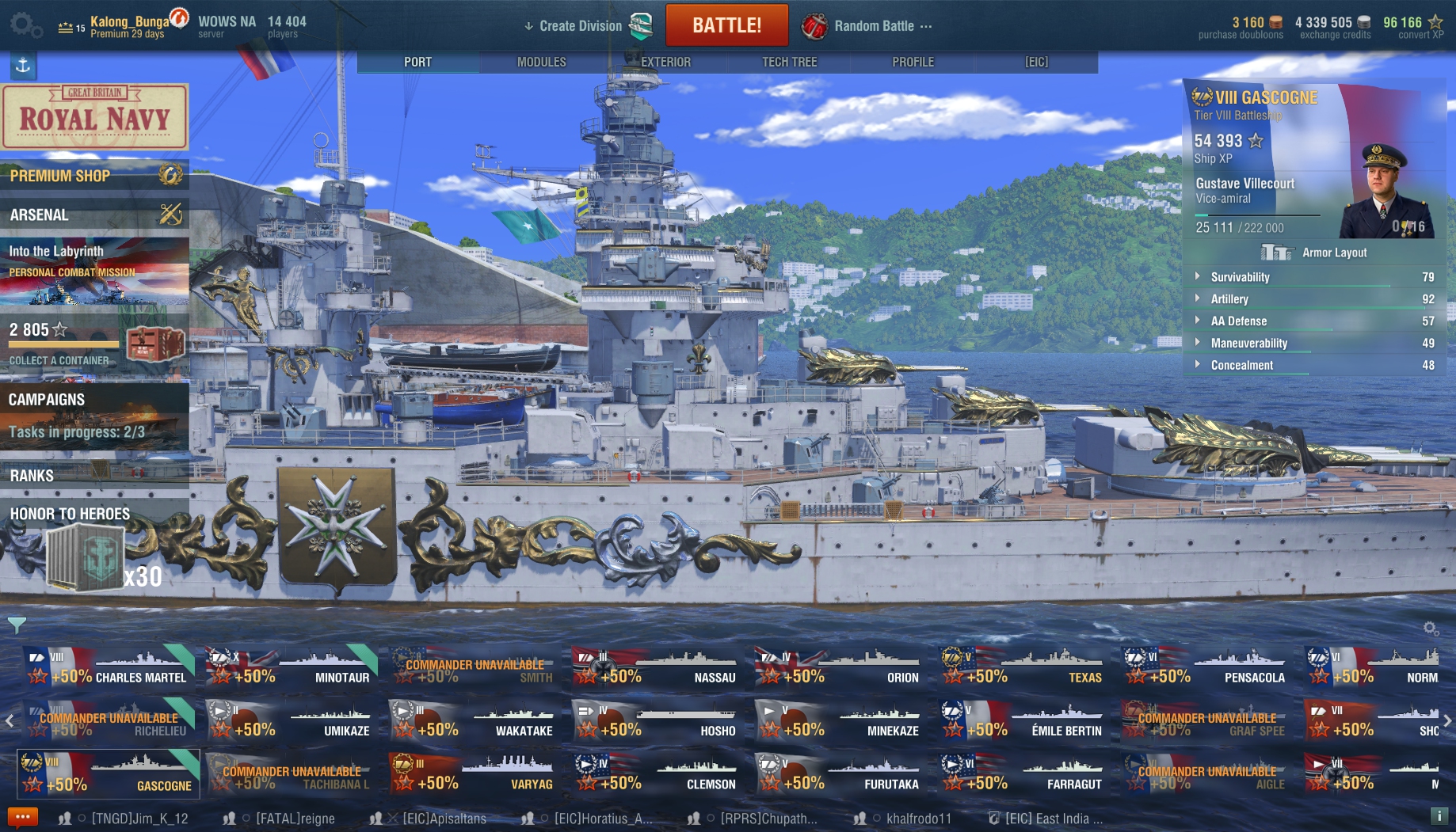 All Improved Maid Of Orleans Camouflages Graphical Modifications World Of Warships Official Forum