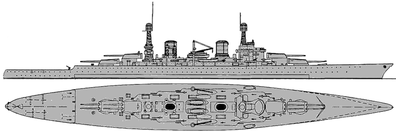 USS Constitution - Lexington Class Battlecruiser Proposal - General ...