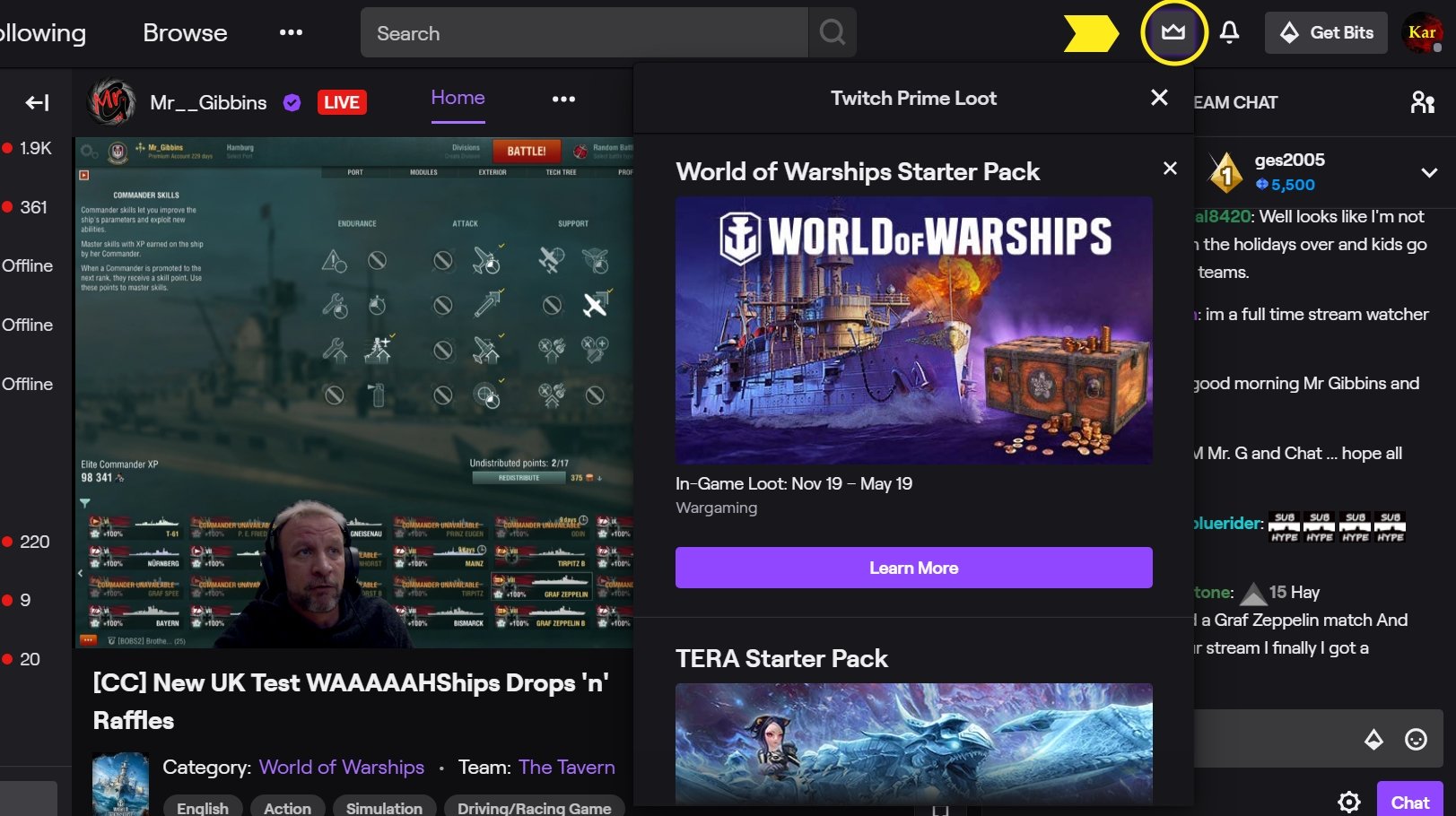 How to Redeem World of Warships Twitch Prime Loot 