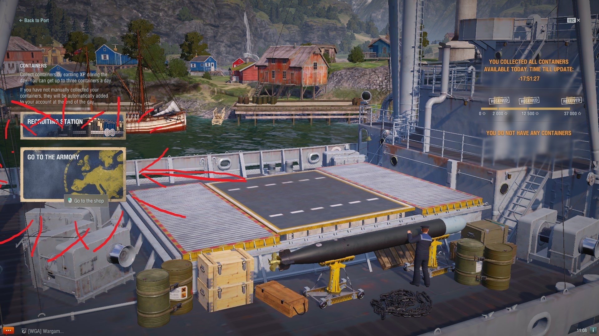 Cannot access armory now General Game Discussion World of Warships