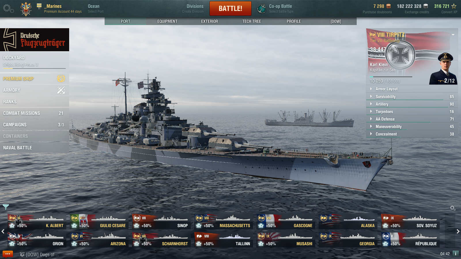 New German Alternate Camo Patterns - German Battleships - World of ...