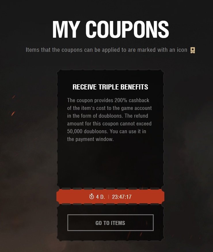 Convoluted Coupon General Game Discussion World of Warships