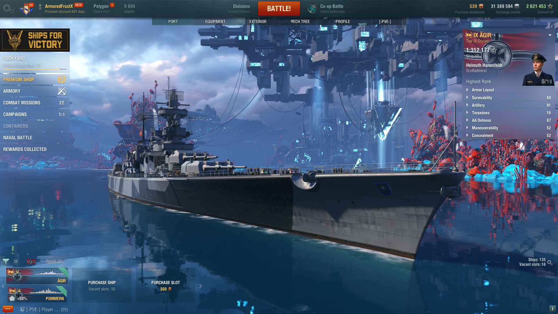 Agir world of warships обзор